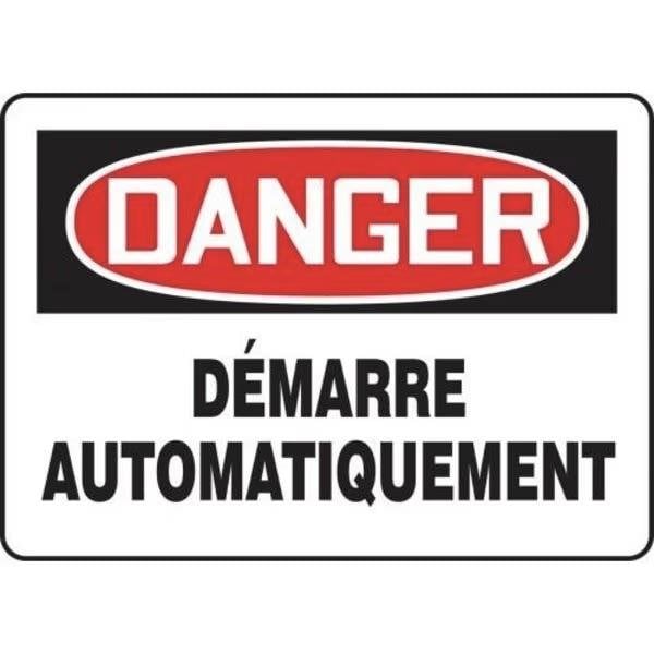 Accuform OSHA DANGER SAFETY SIGN LEAD WORK MCAW187VP MCAW187VP - main